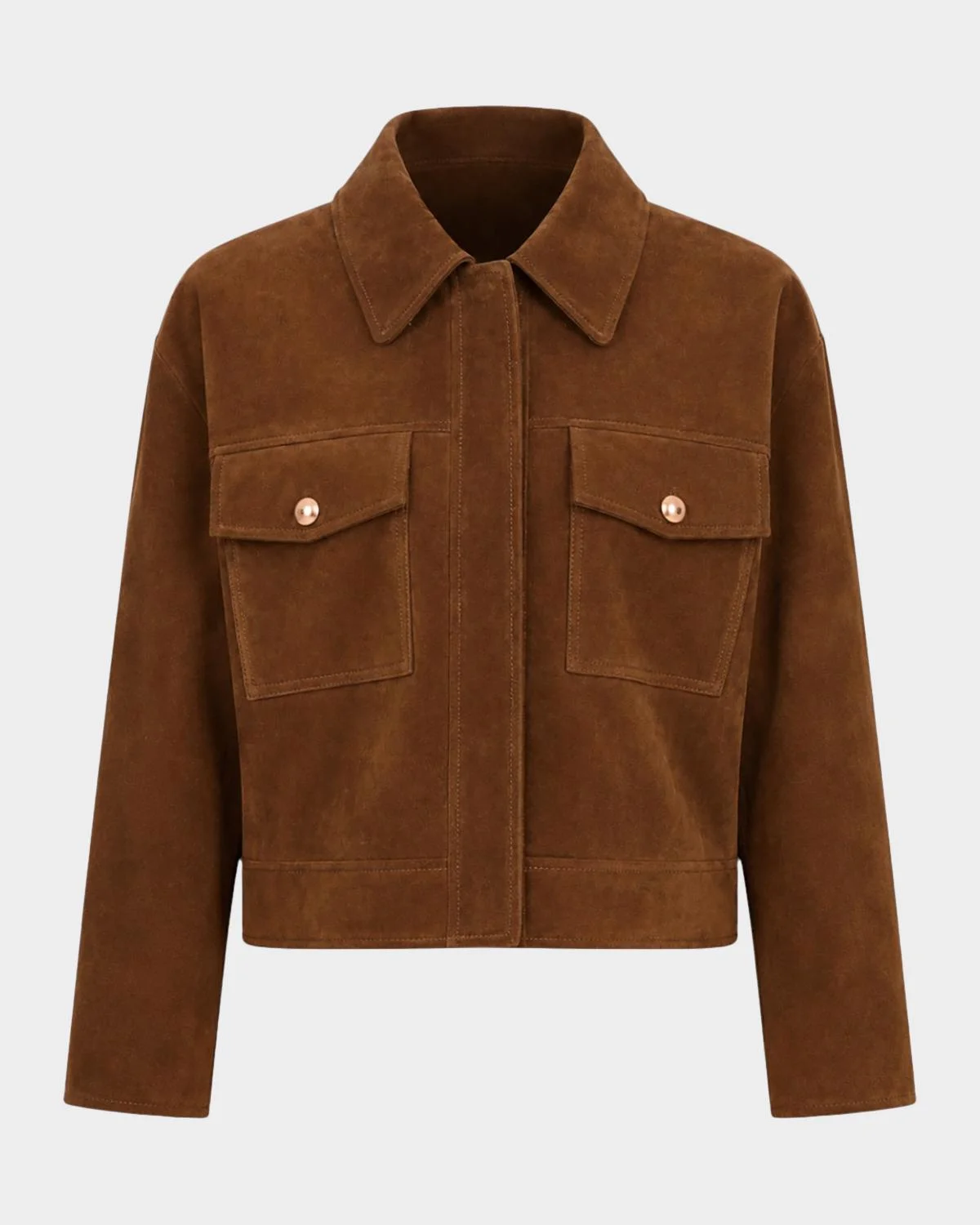 Merida Suede Trucker Jacket - 1