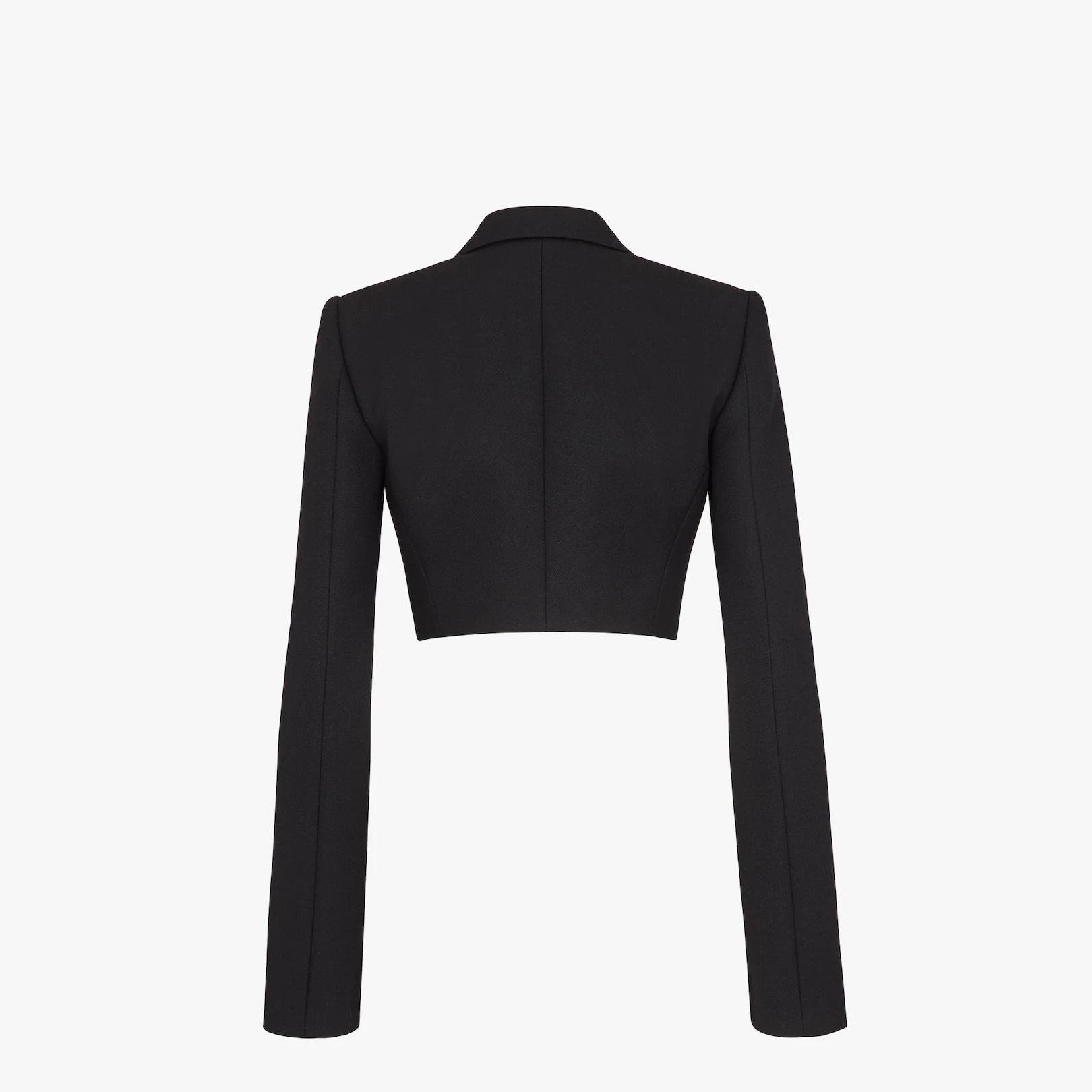 Black wool bolero jacket - 2