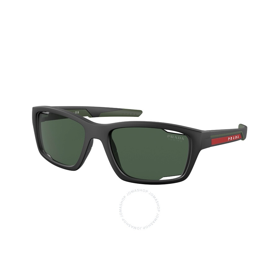 Prada Linea Rossa Green Tuning Sport Men's Sunglasses PS 04YS 18G06U 57 - 1