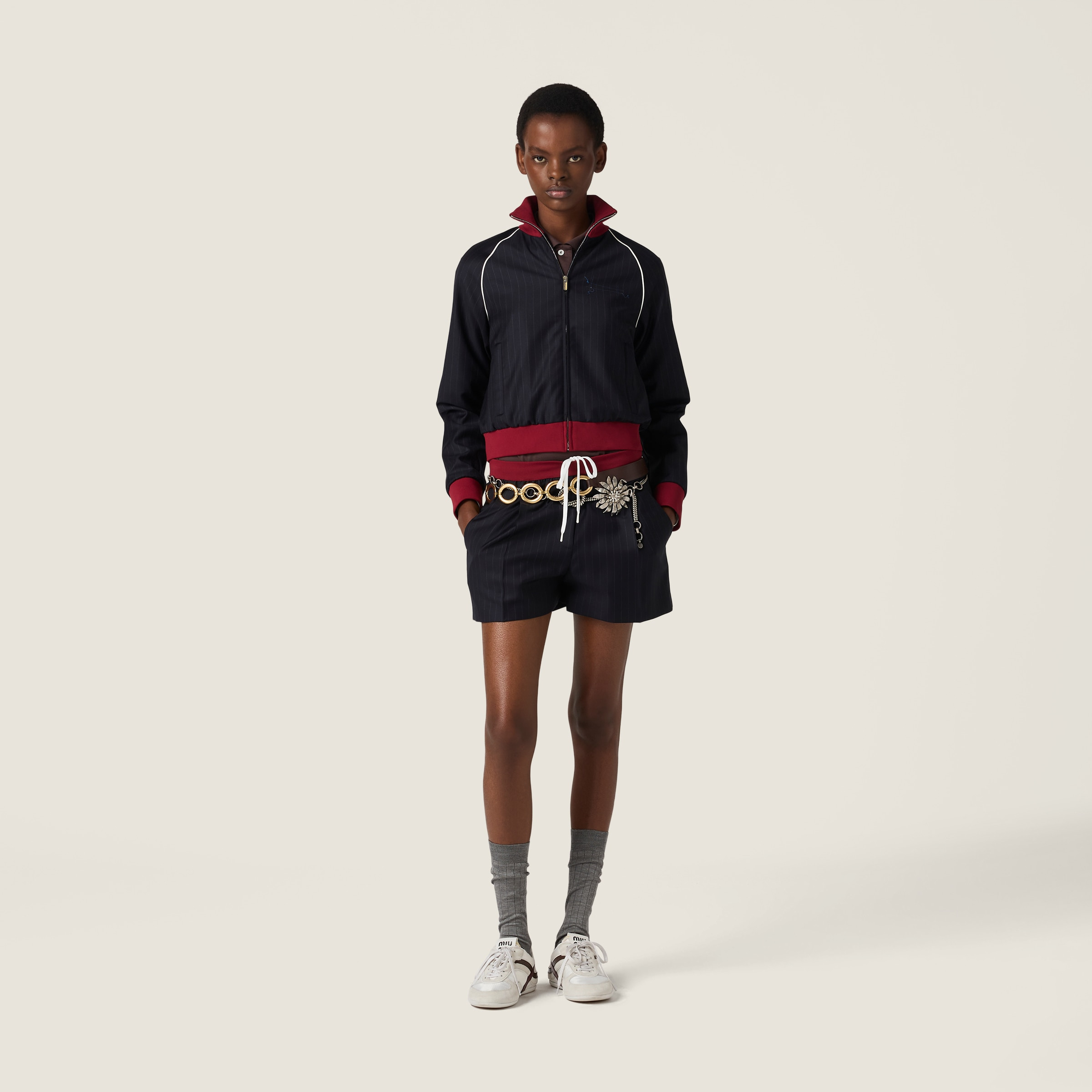 Pinstripe shorts - 2