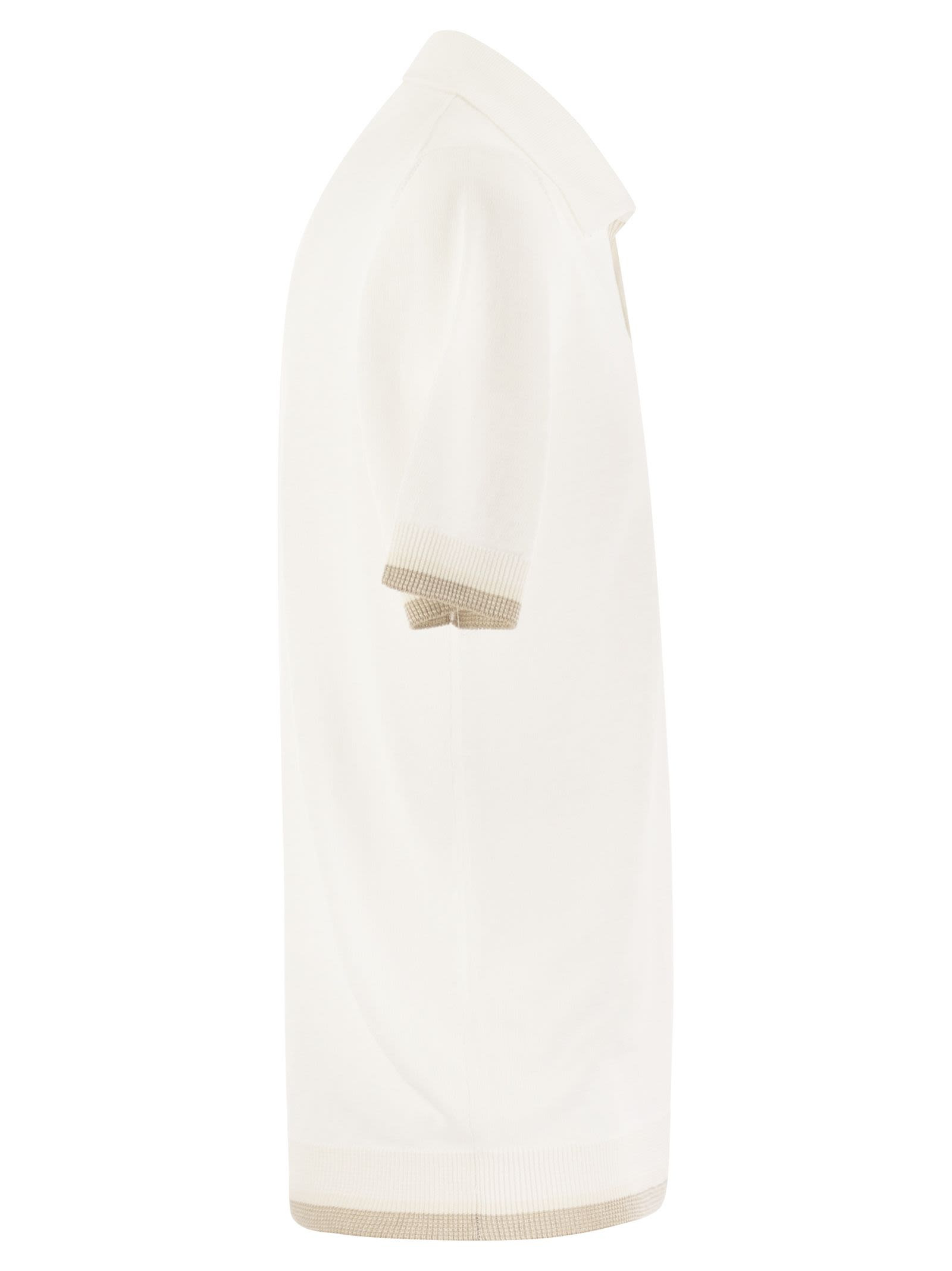 Peserico - Peserico Men Linen And Cotton Yarn Jersey - 3
