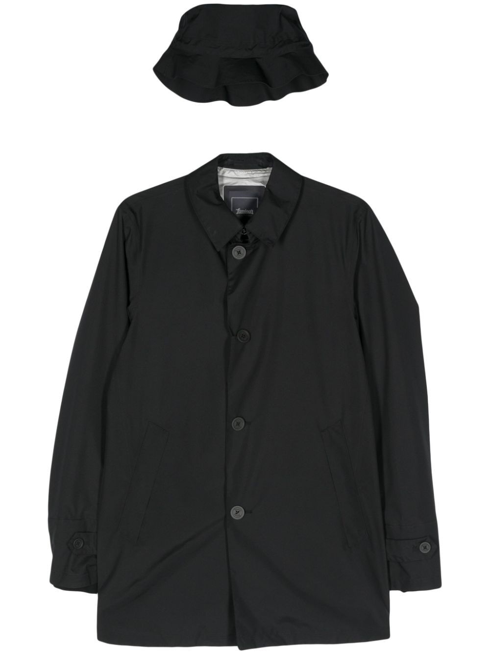 classic-collar GORE-TEXÂ® raincoat - 1