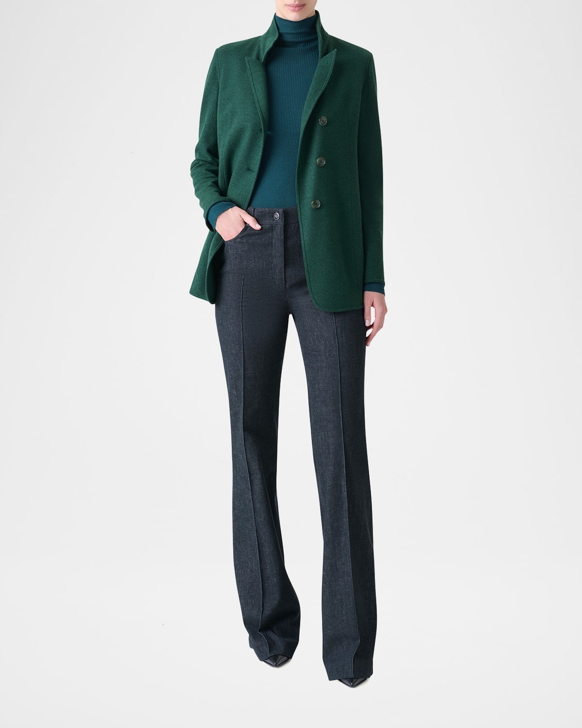 Liam Cashmere Jersey Jacket - 2