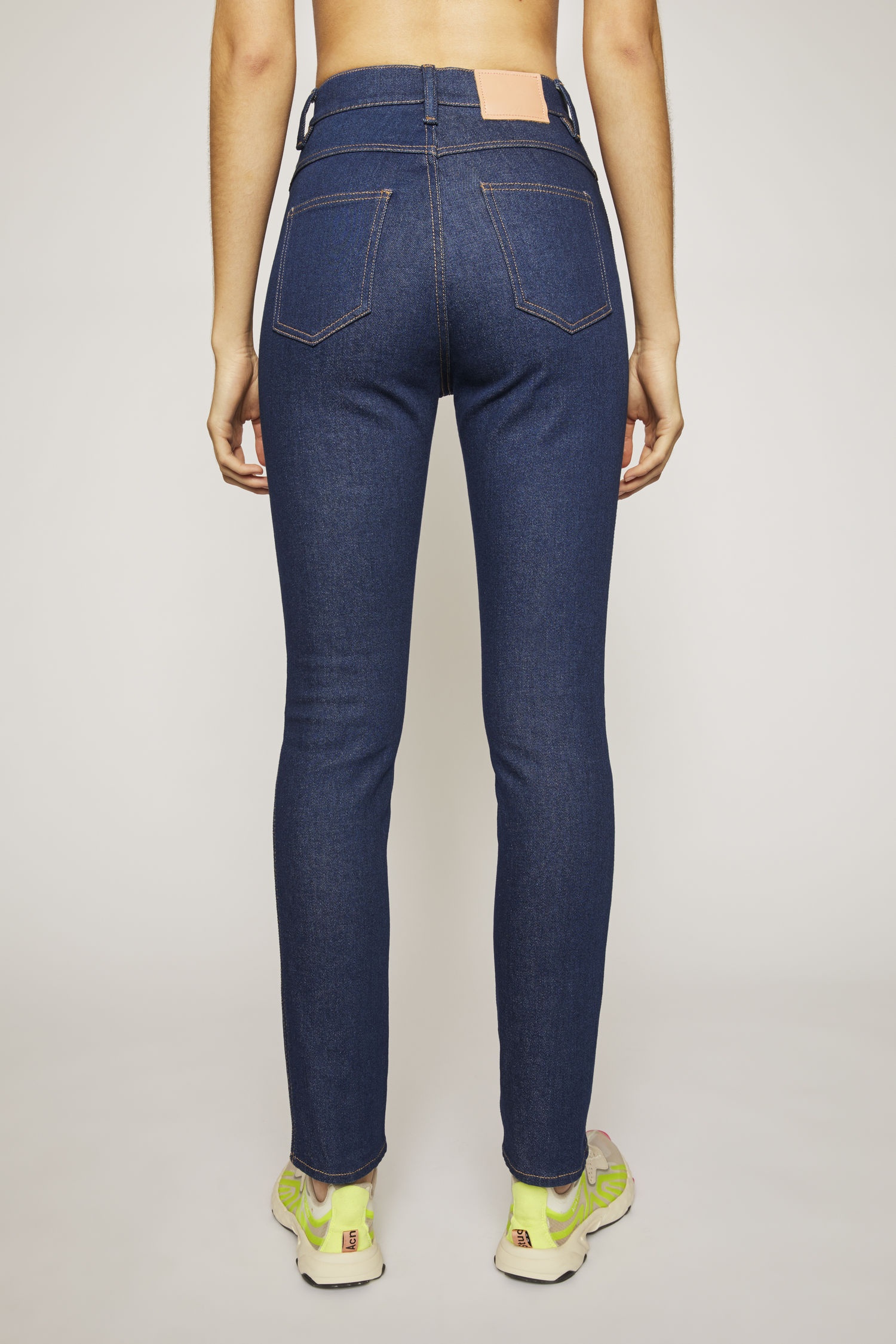 Super high-rise skinny jeans indigo blue - 3