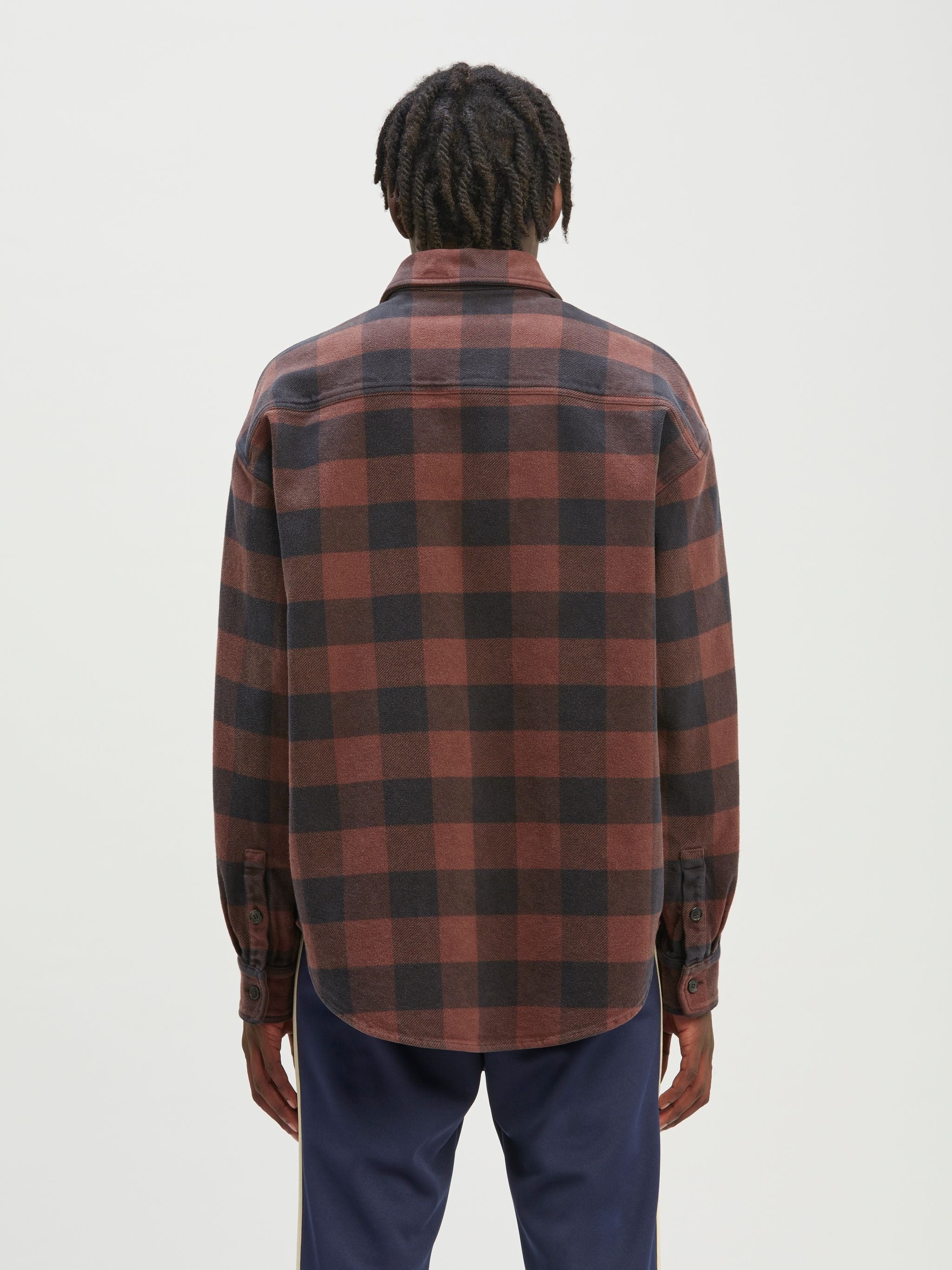 Monogram Check Overshirt - 5