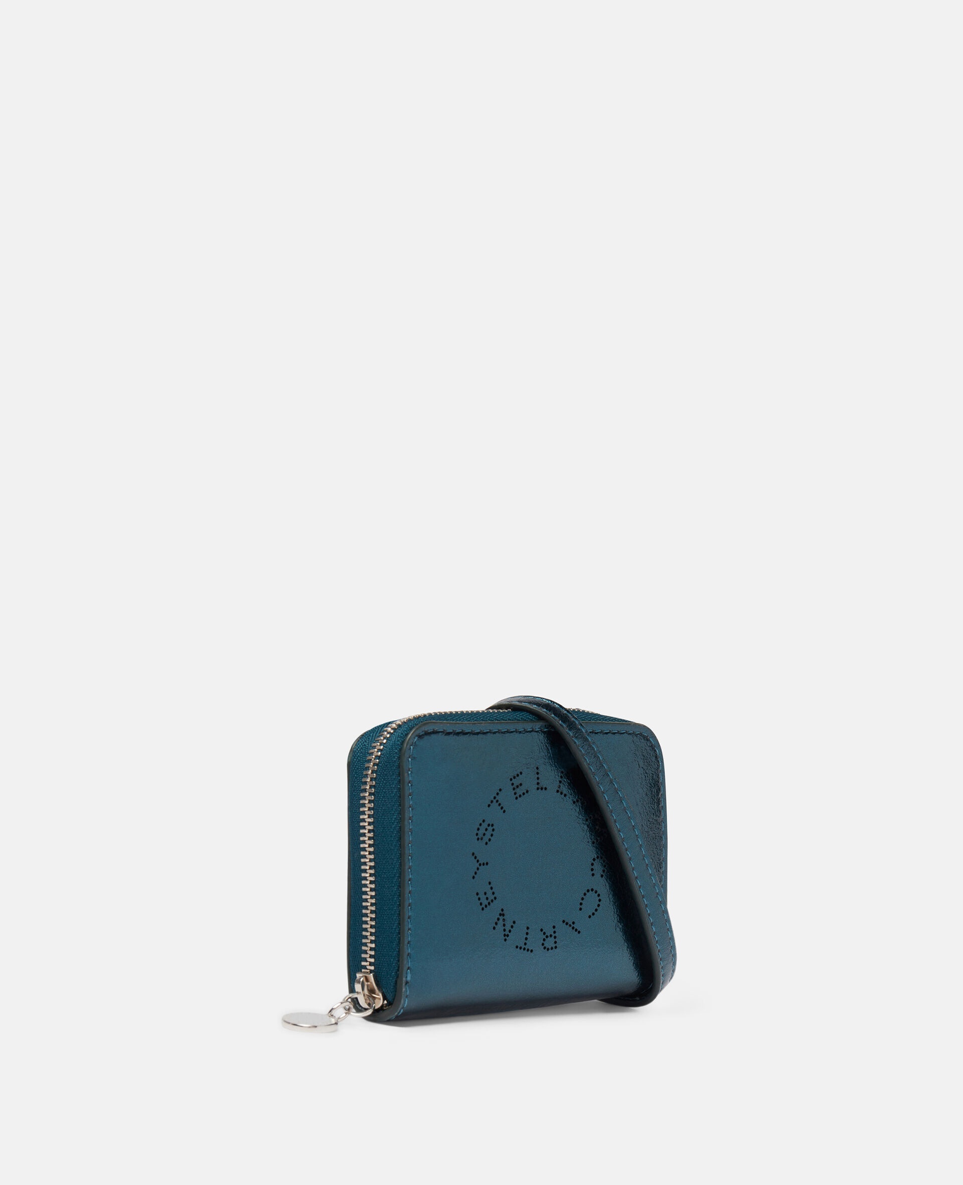 Stella Logo Metallic Zipped Strap Cardholder - 2