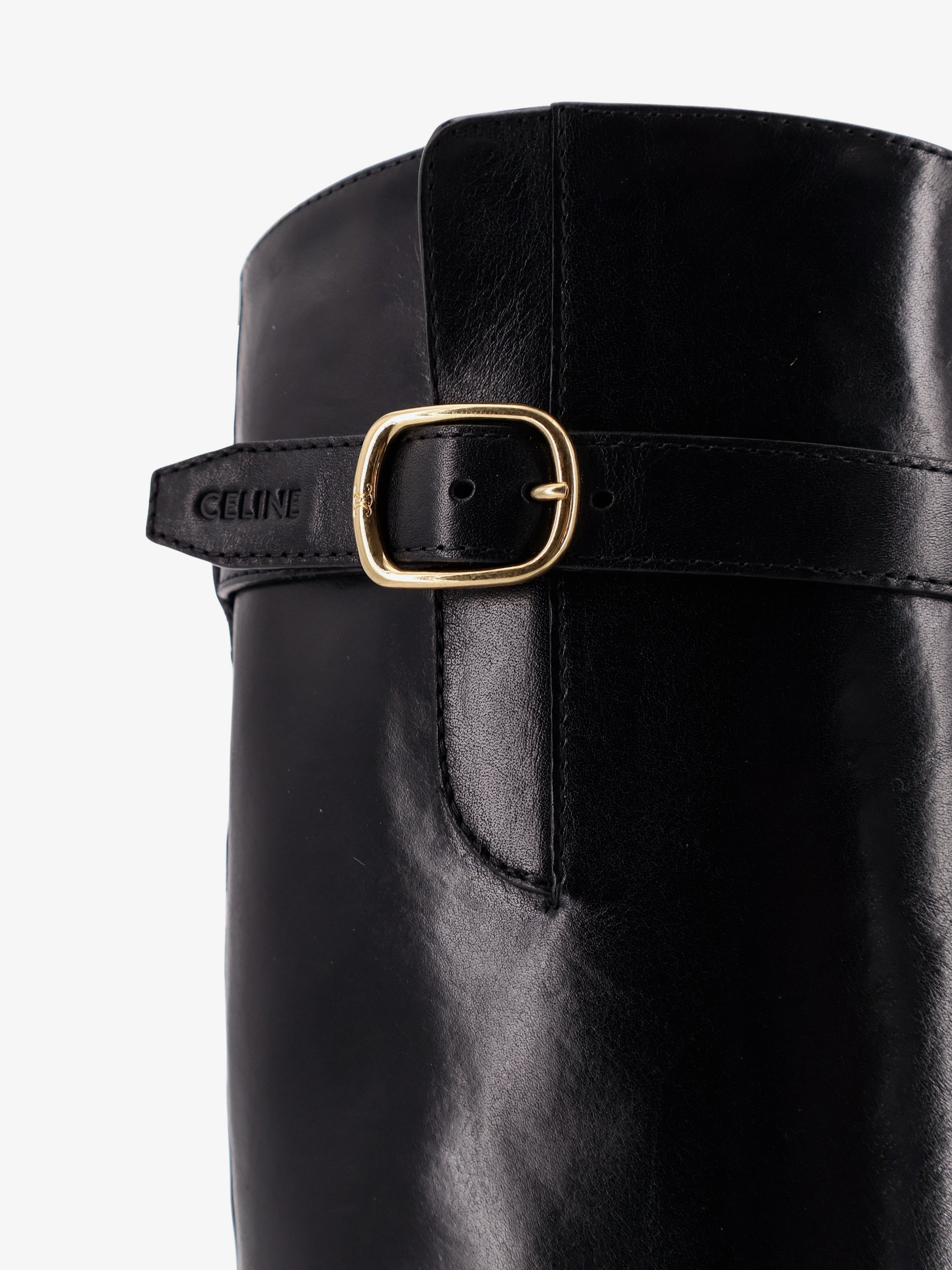 Celine Women Universite Leather Boots - 4
