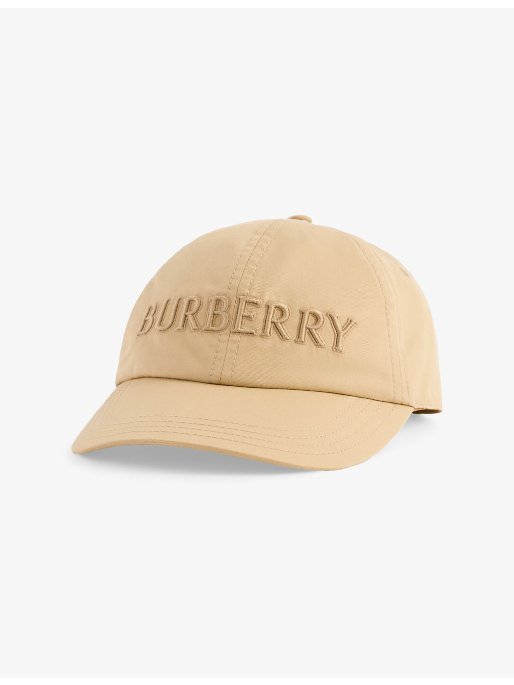 Logo-Embroidery Adjustable Cotton Cap - 1