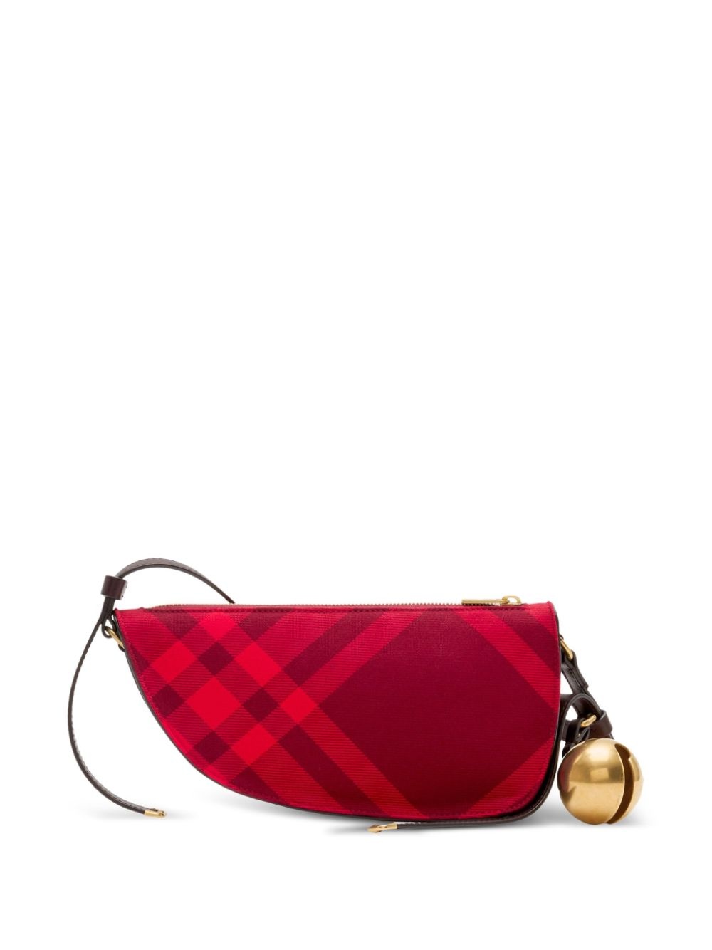 mini Shield check-pattern shoulder bag - 3