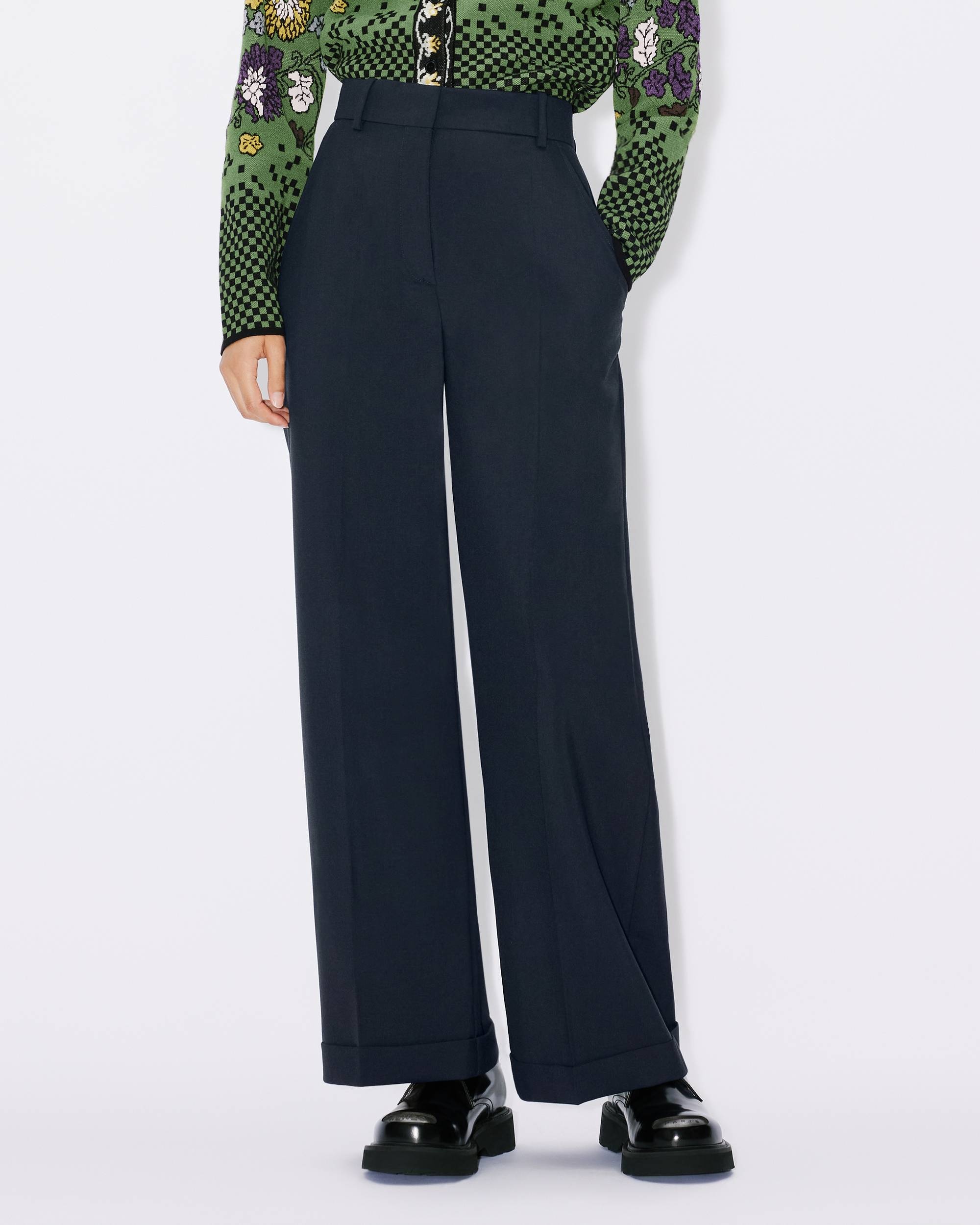 Wool suit trousers - 4