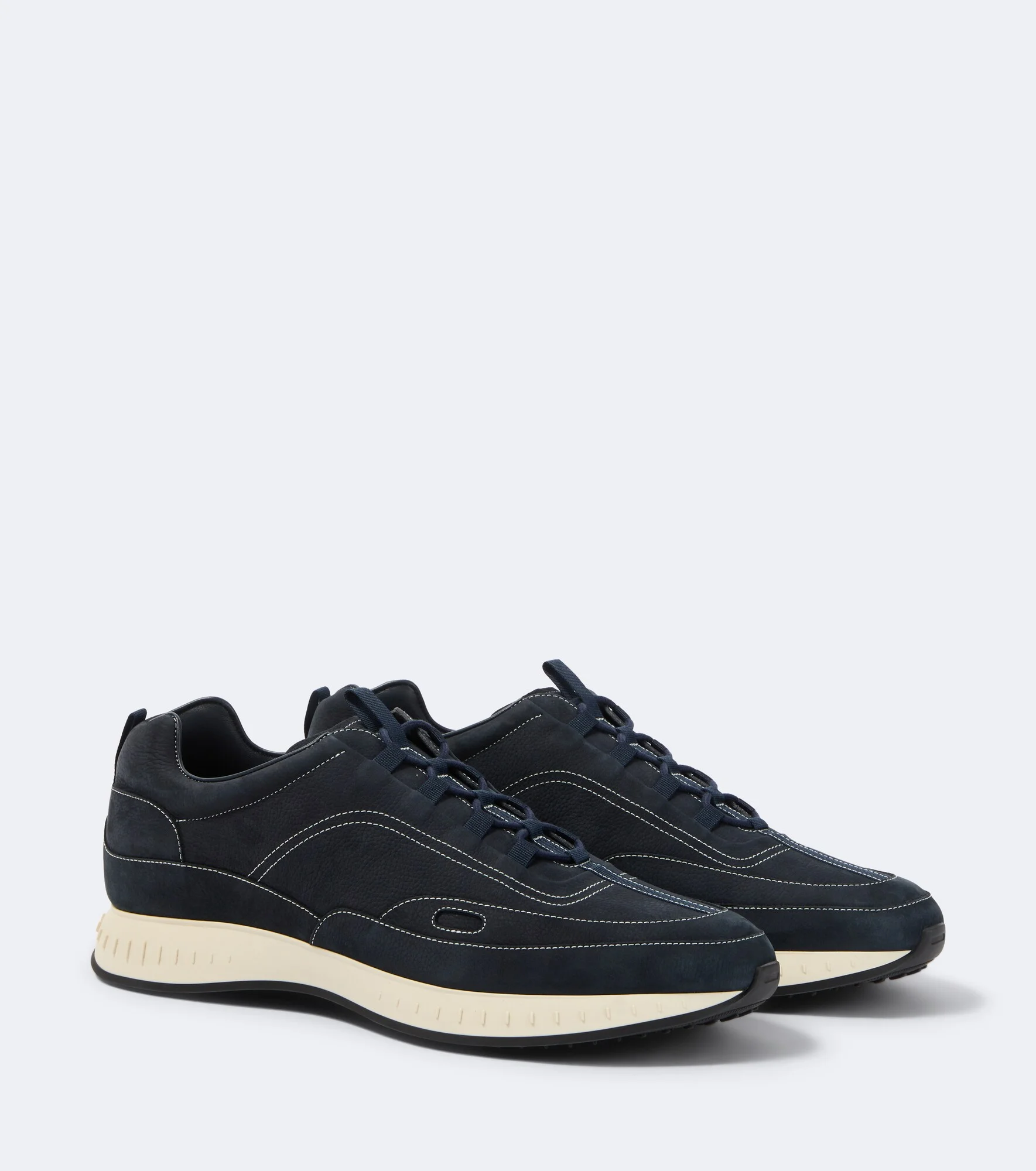 Leather slip-on sneakers - 1