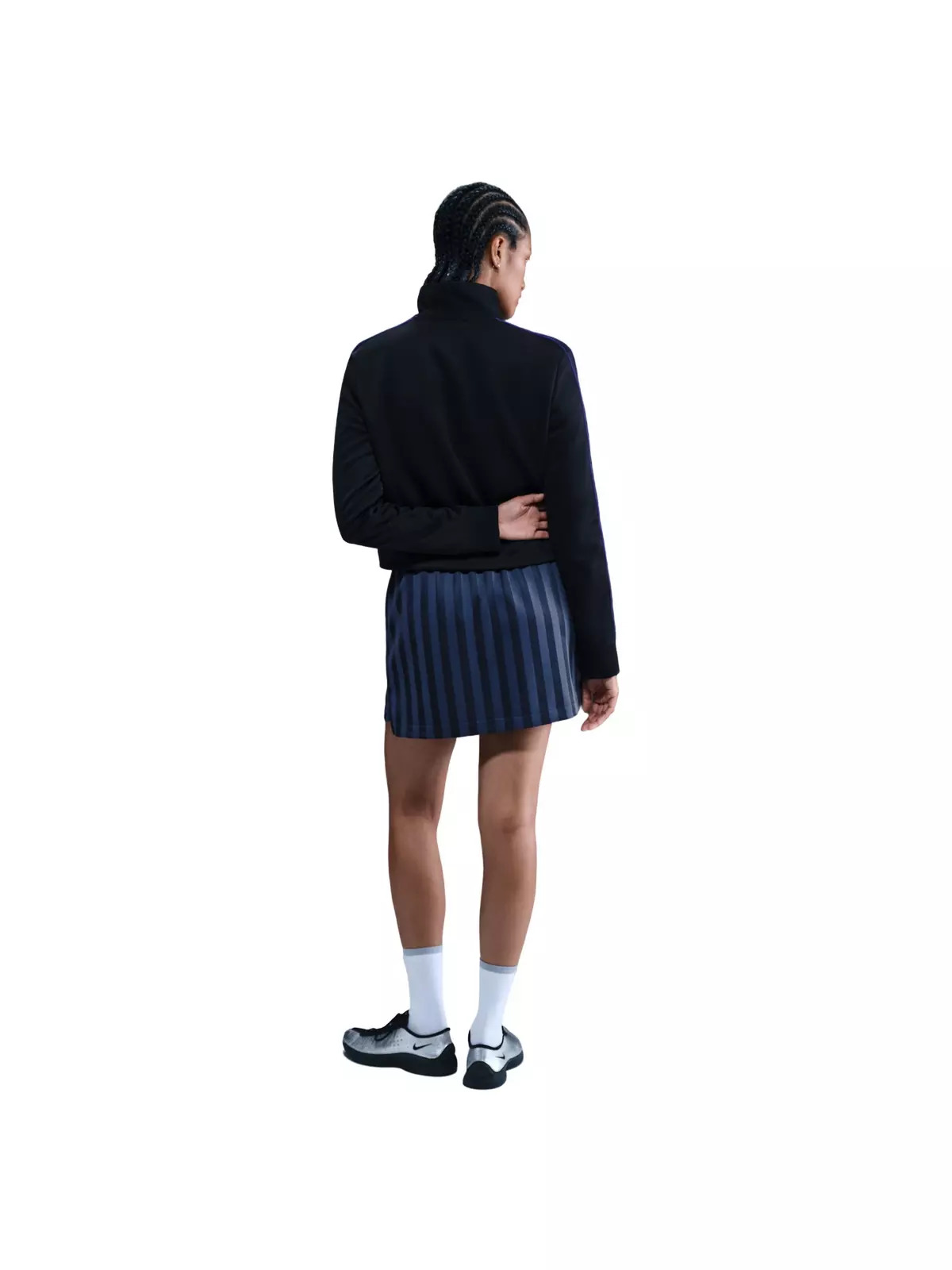 Women's Sportswear Jacquard Striped Skirt -Navy - 2
