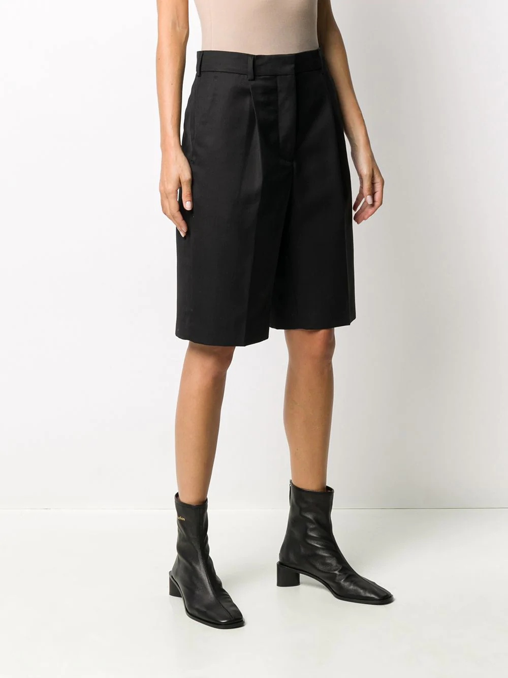 tailored knee-length shorts - 3