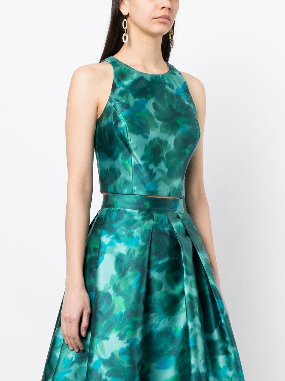 Lexie watercolour-effect sleeveless top - 3