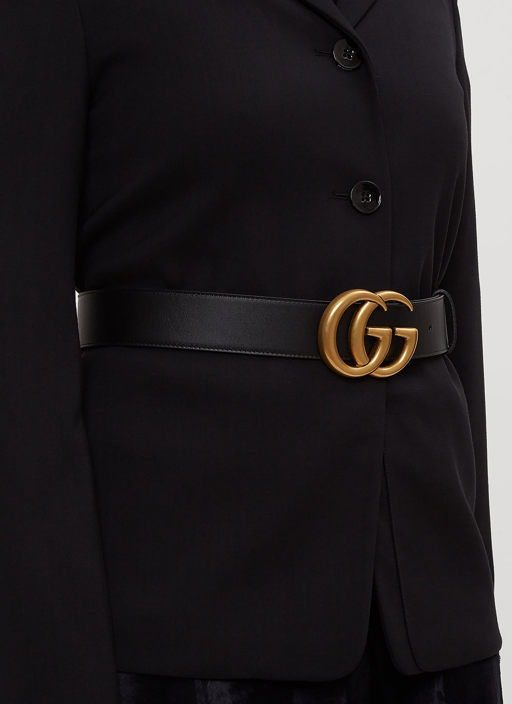 Gucci Women Gg Marmont Leather Belt - 2