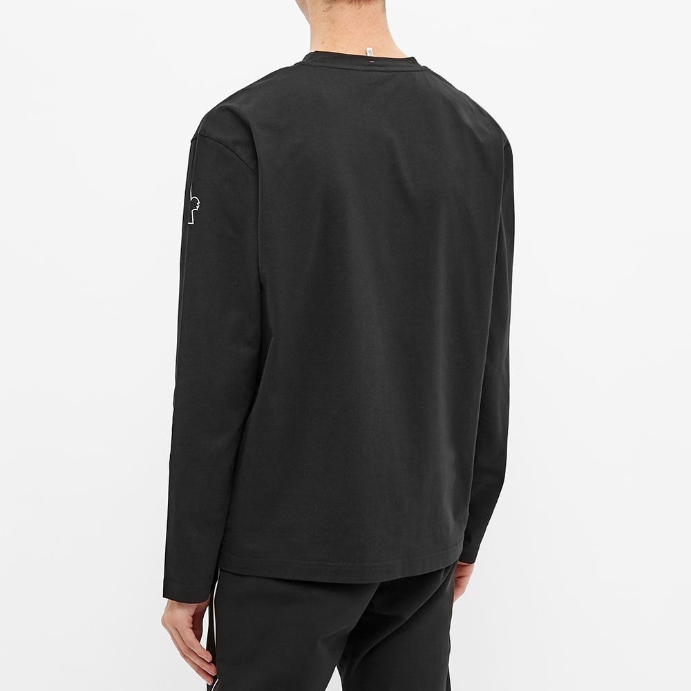 Moncler Grenoble Long Sleeve Reverse Text Logo Tee - 12