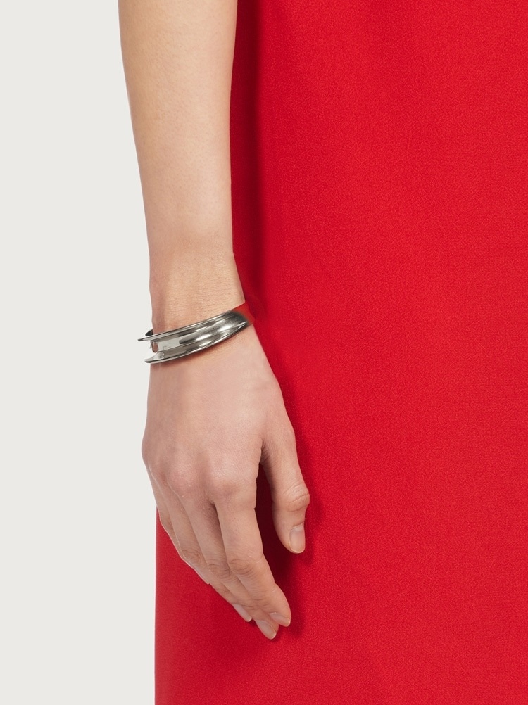 ASYMMETRICAL SCULPTURAL BRACELET - L - 2
