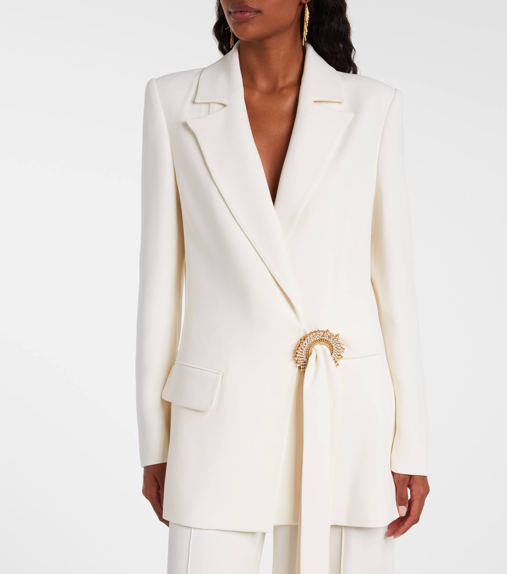 Embellished blazer - 7