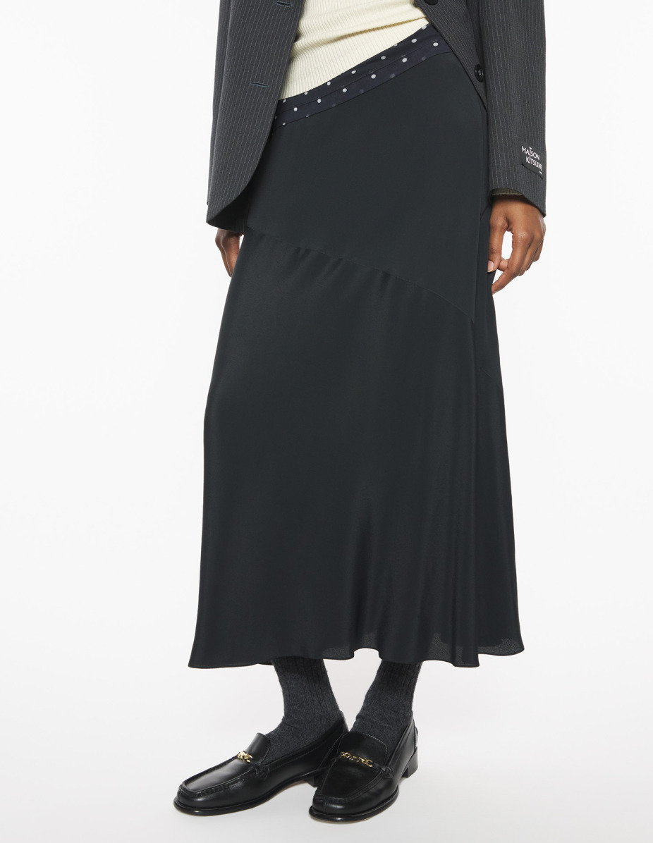 LONG SLIP SKIRT - 3