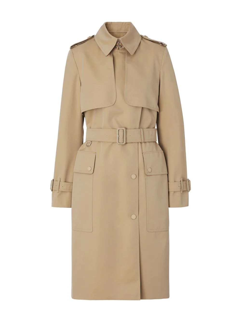 gabardine trench coat - 6