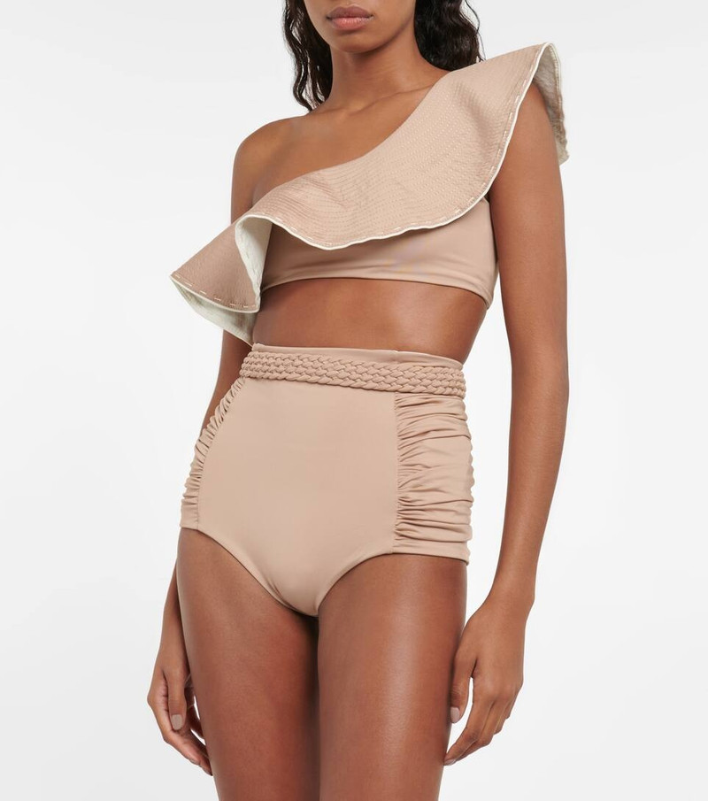 Johanna Ortiz Ruffle-trimmed bikini top outlook