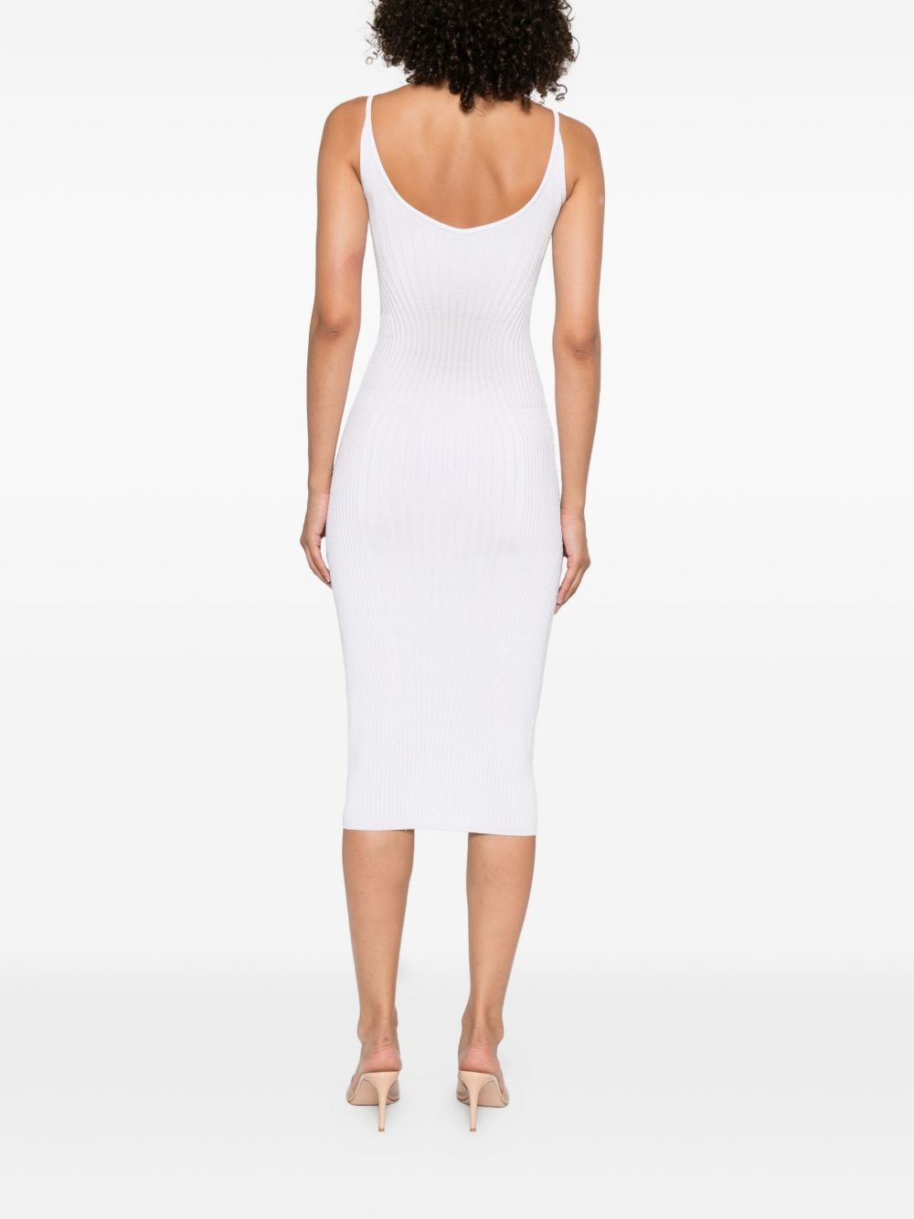 ribbed midi dress - 4