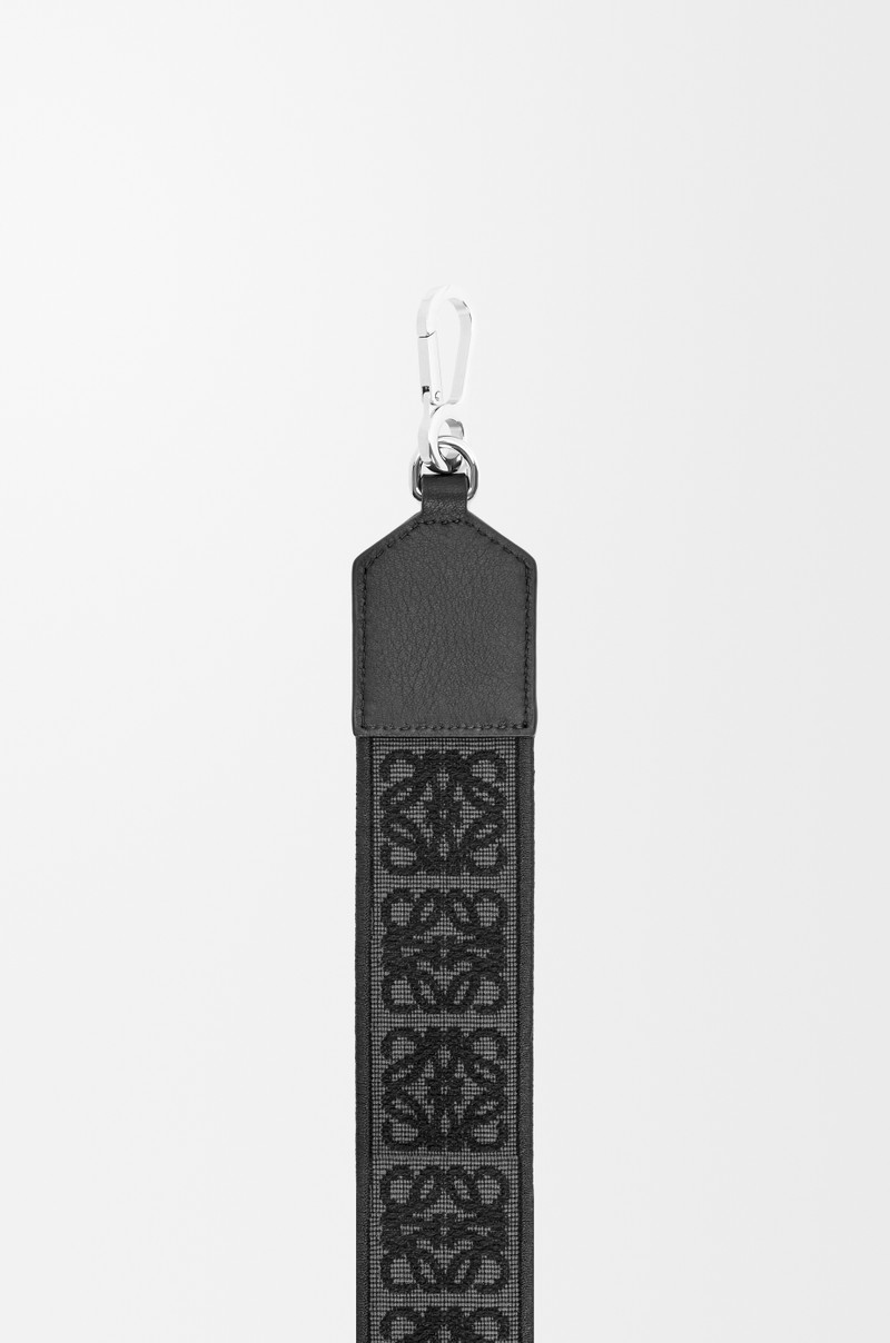 Anagram strap in jacquard and calfskin 3