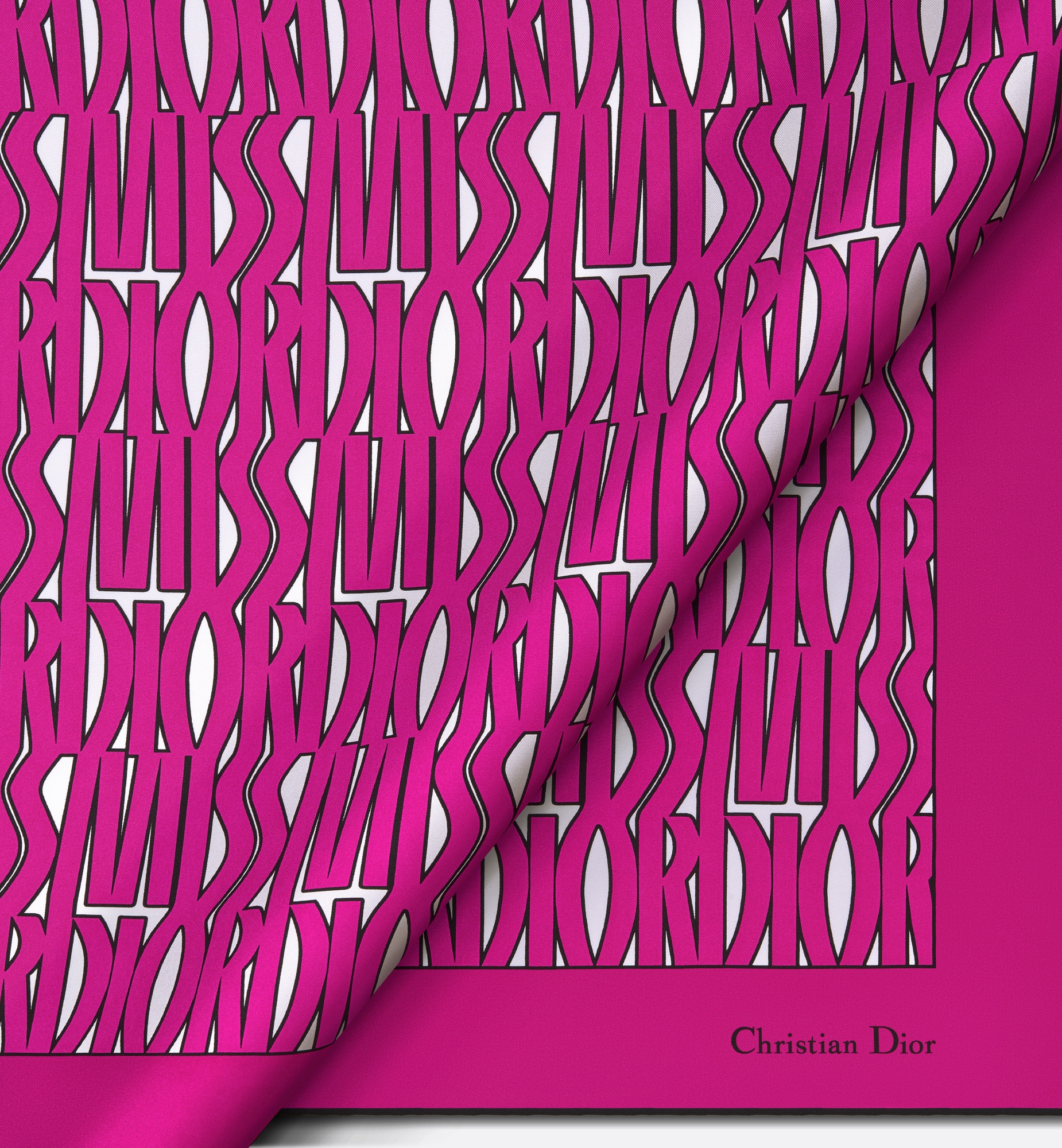 Miss Dior Allover 90 Square Scarf - 6
