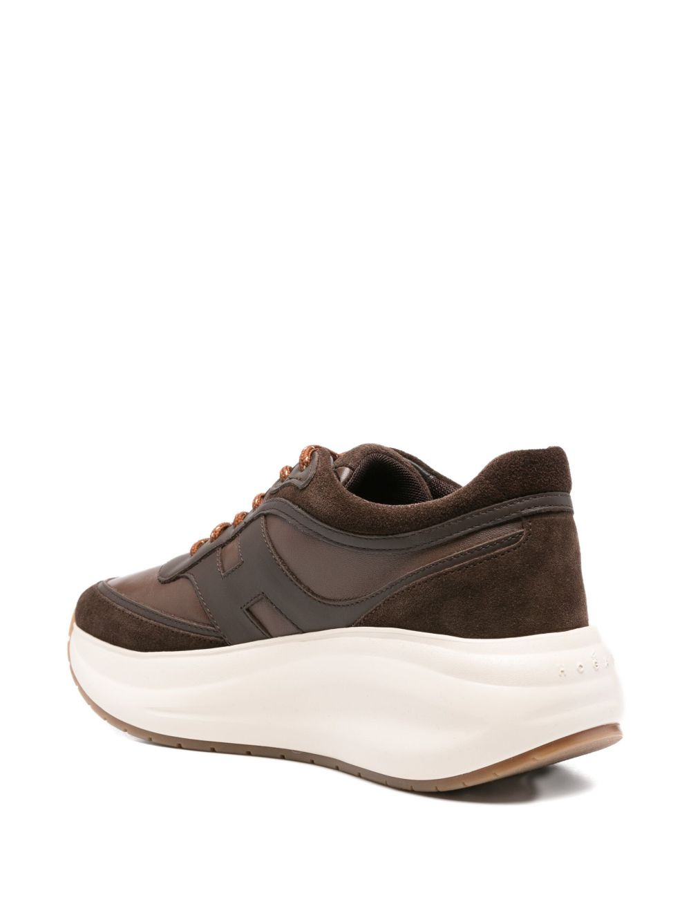 leather suede sneakers - 3