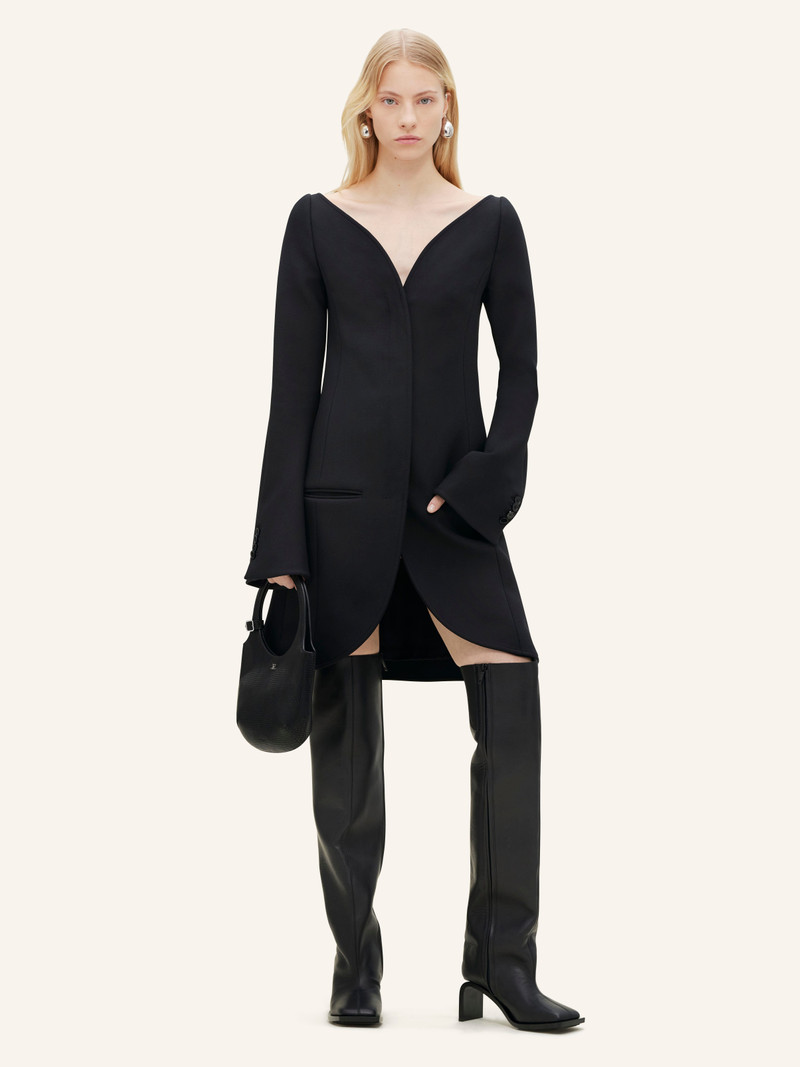 courrèges ELLIPSE HERITAGE CREPE COAT outlook