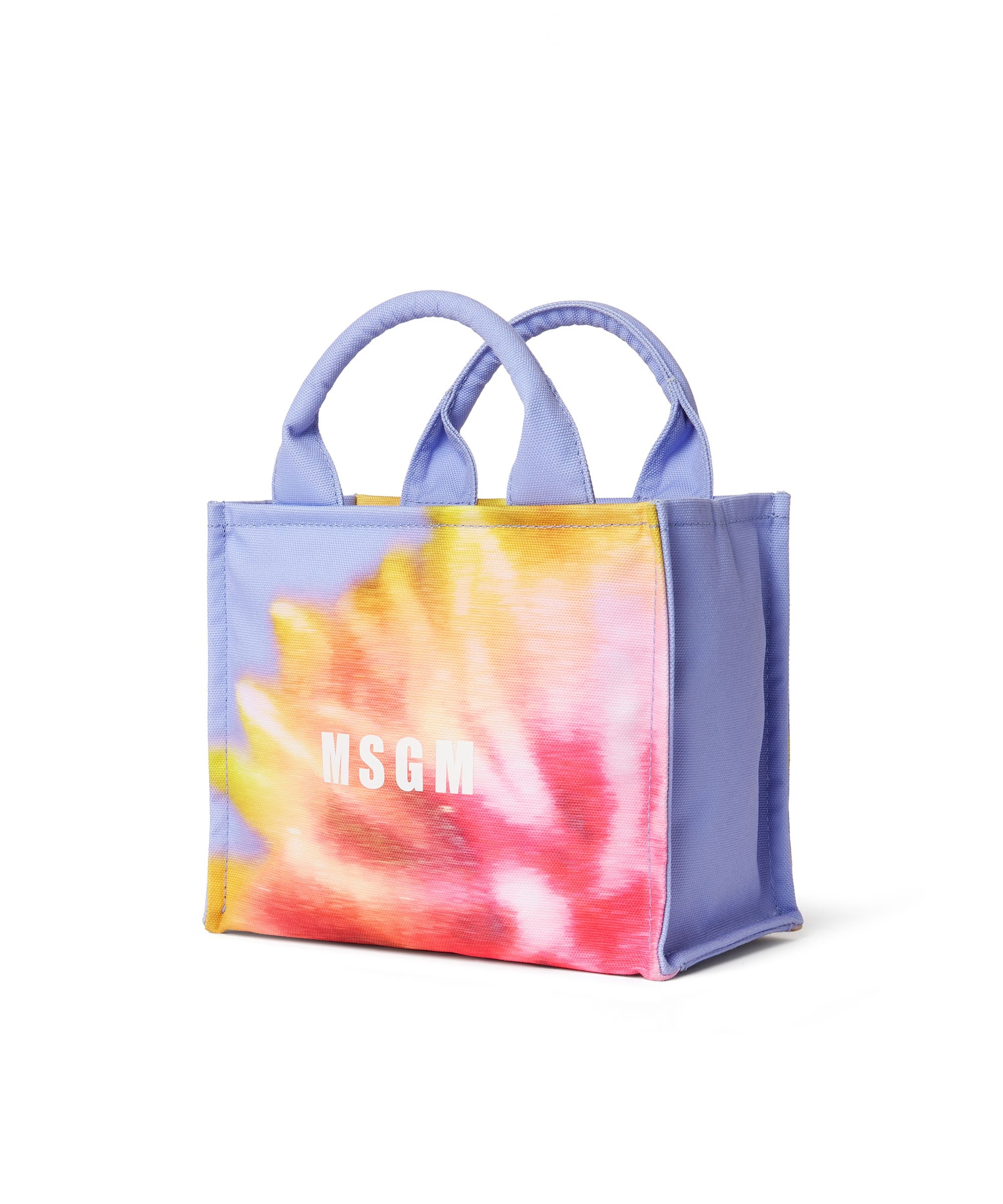 Small canvas tote bag with daisy print - 3