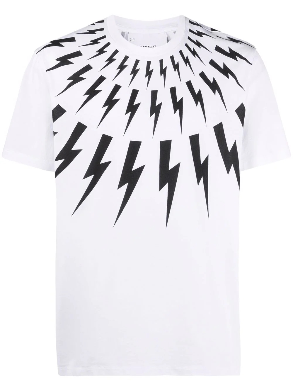 Thunderbolt-print cotton T-shirt - 1