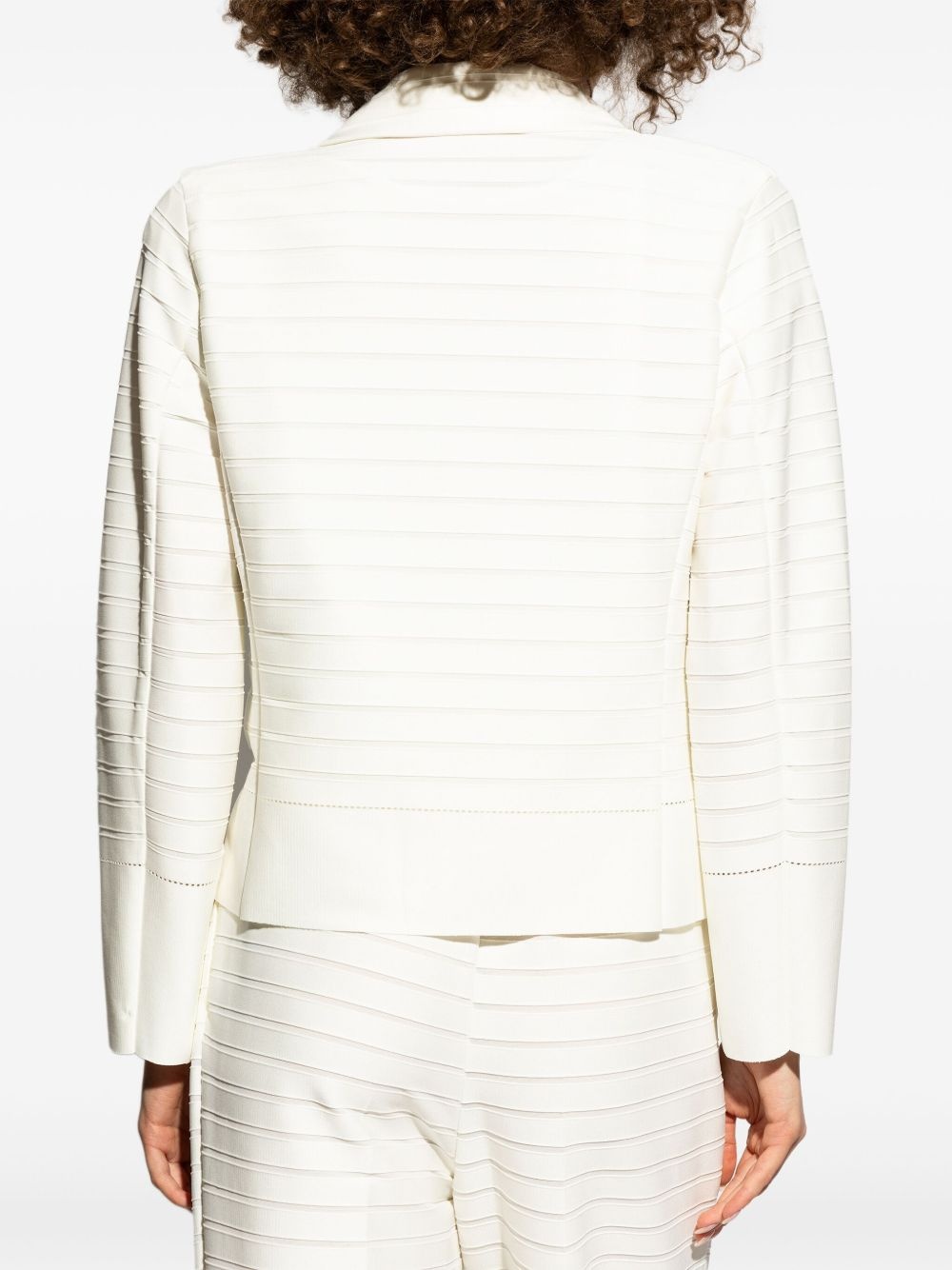 ribbed blazer - 4