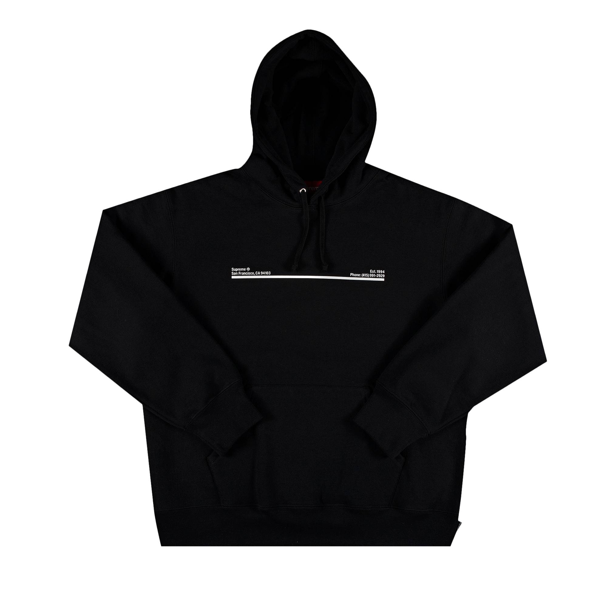 Supreme Shop Hooded Sweatshirt - San Francisco 'Black' - 1