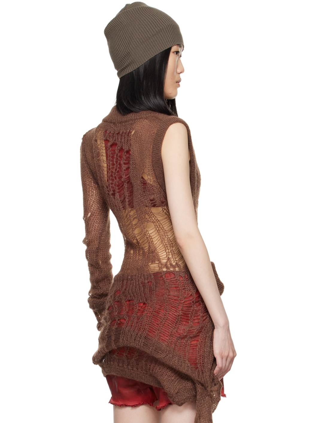 Brown Porterville Spider Banana Sweater - 3