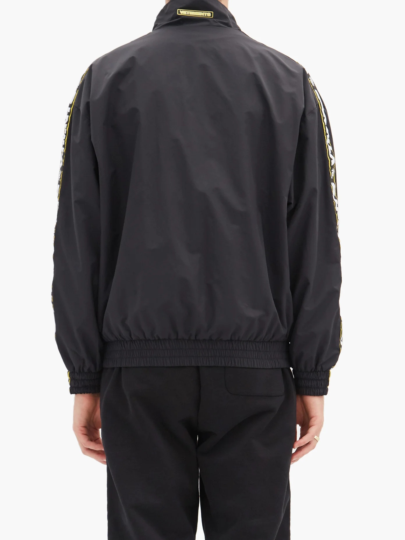 Logo-tape zip-up track jacket - 5