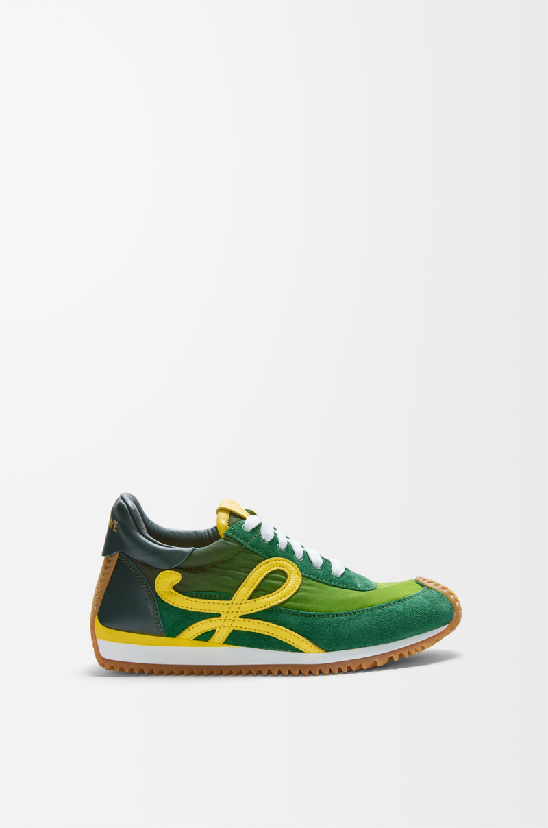 Flow Runner 2.0 in nylon and suede - 1