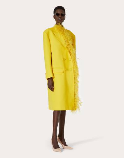 Valentino EMBROIDERED DRY TAILORING WOOL COAT outlook