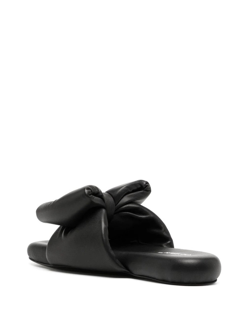 Off-White OFF-WHITE WOMEN Nappa Bow Padded Slipper Black/Black outlook