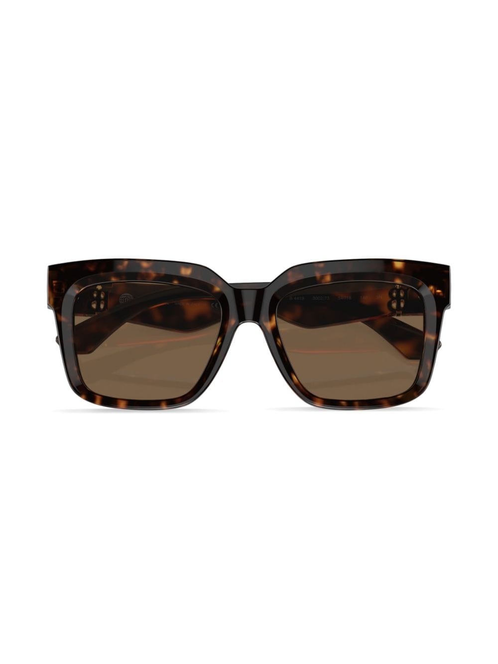 tortoiseshell square-frame sunglasses - 5