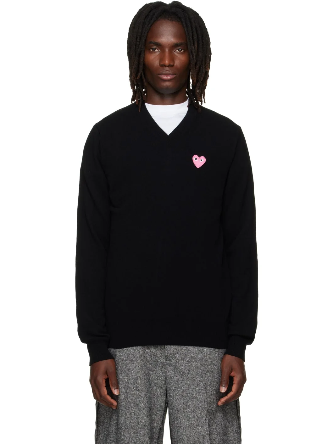 Black Heart Emblem Sweater - 1