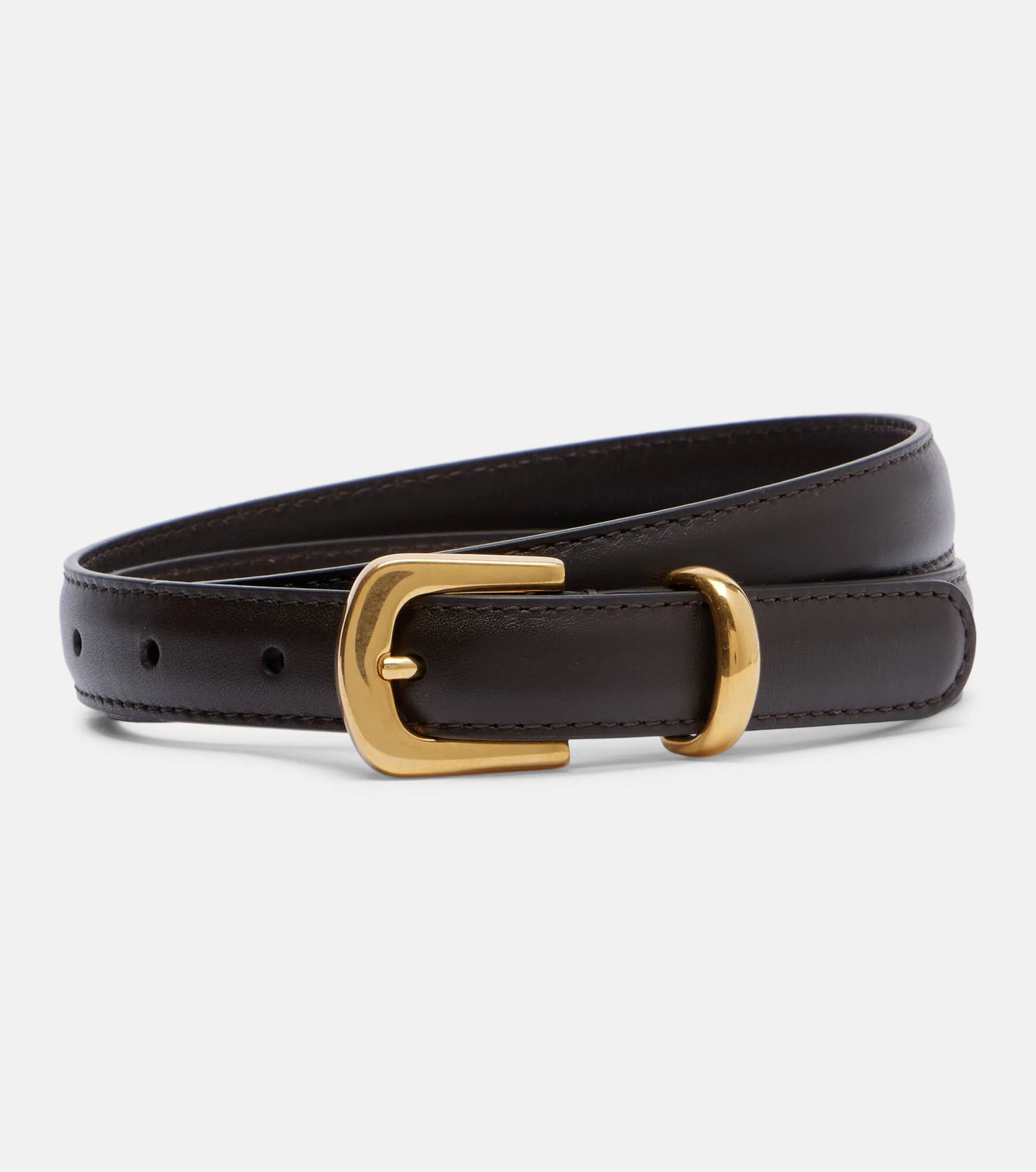 Ring leather belt - 1