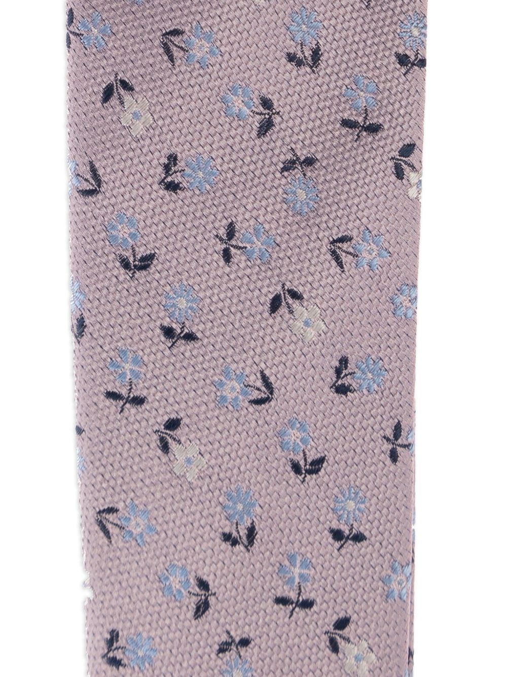 jacquard silk tie - 2