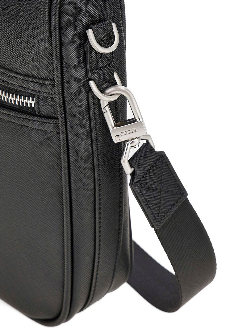Milano triangle logo cross body bag 4