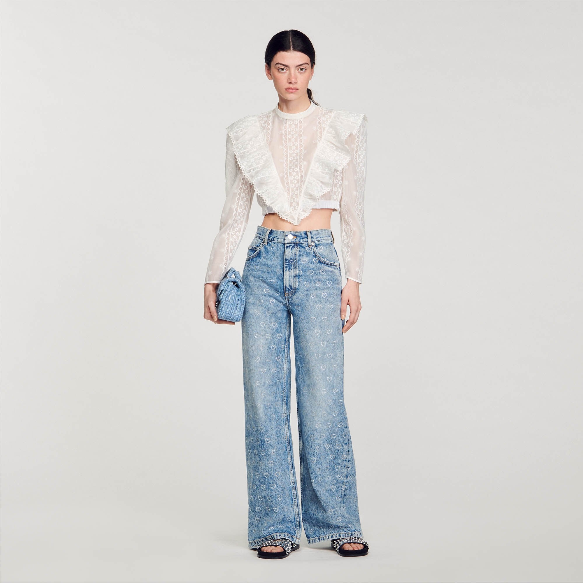 WIDE-LEG HEART JEANS - 2