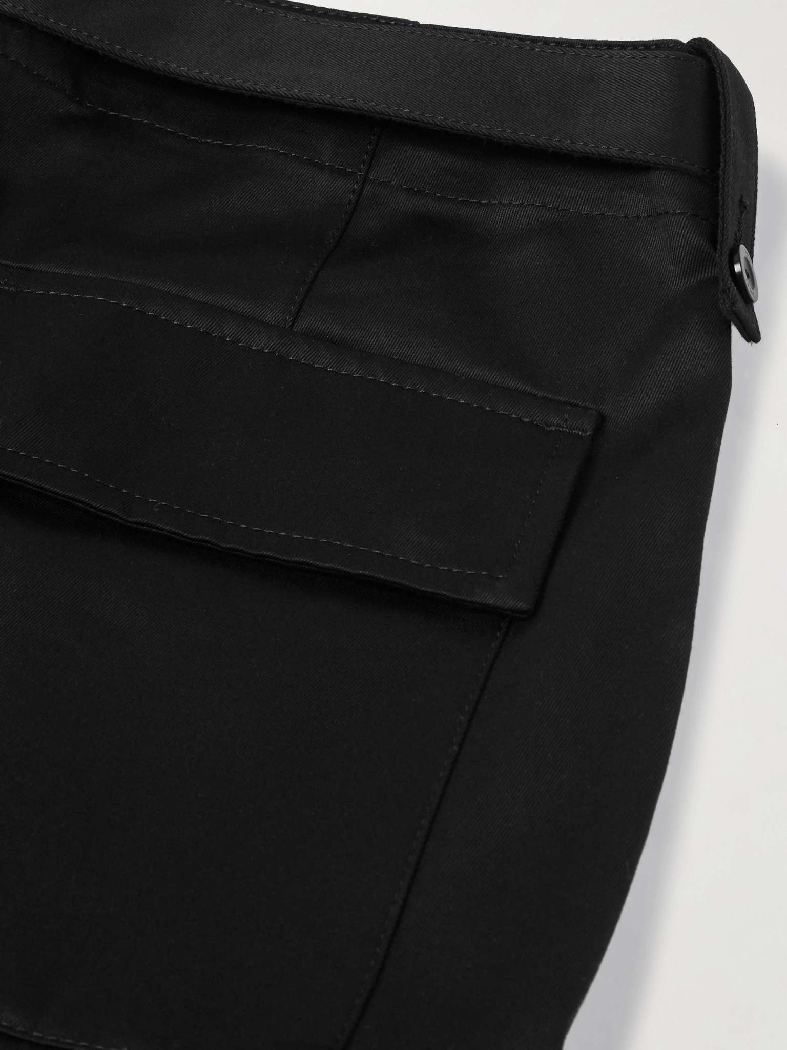 Straight-Leg Belted Cotton-Twill Cargo Trousers - 5
