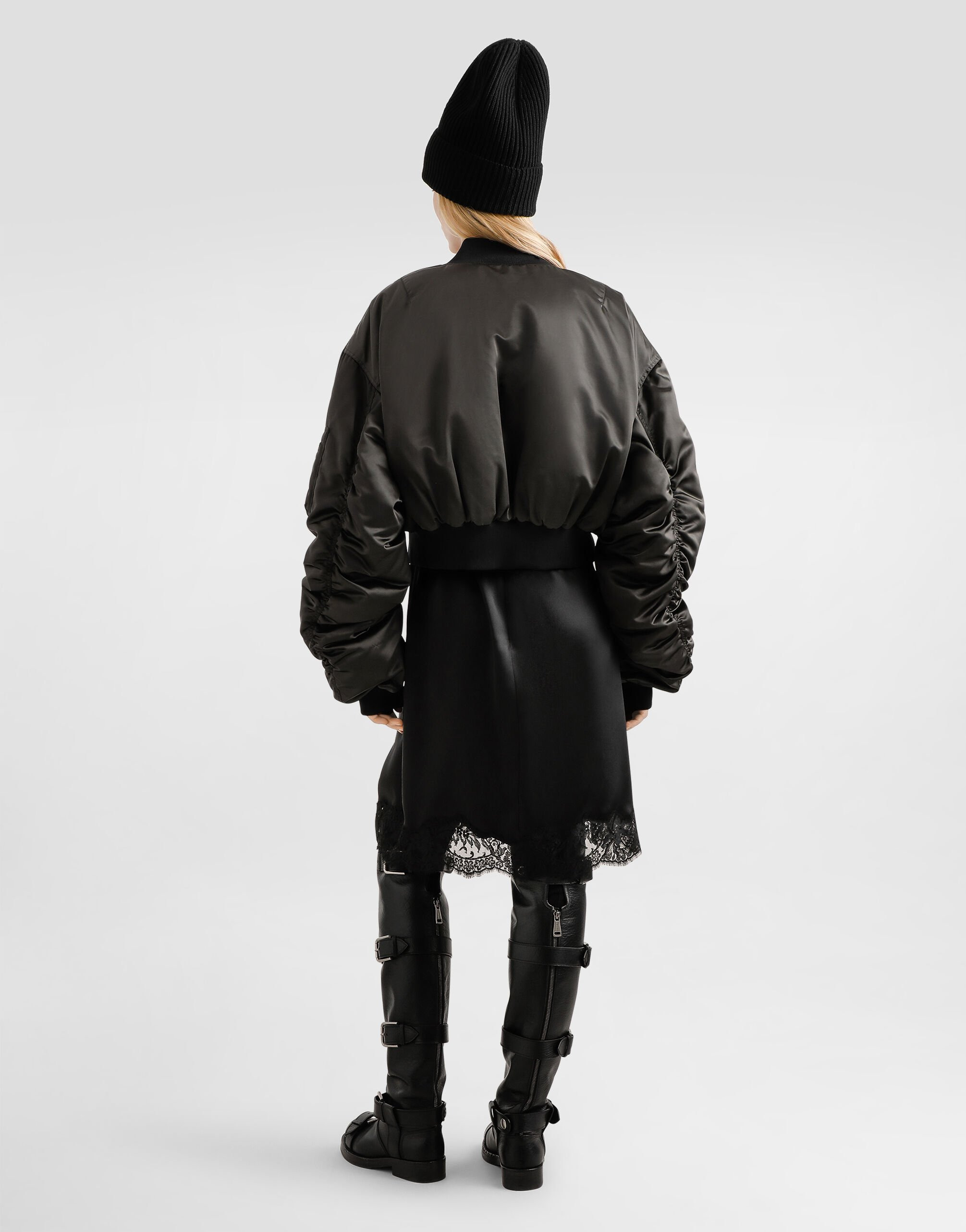 Oversized nylon canvas jacket - 3