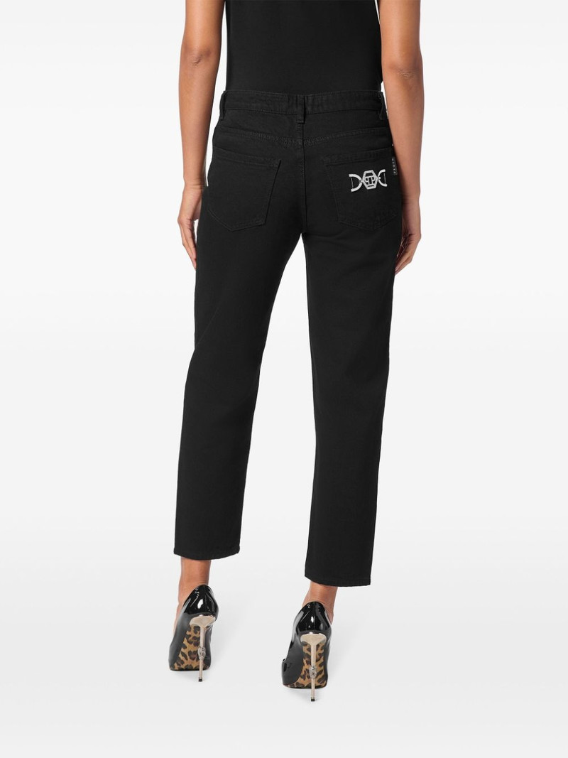 logo-patch straight-leg jeans 4