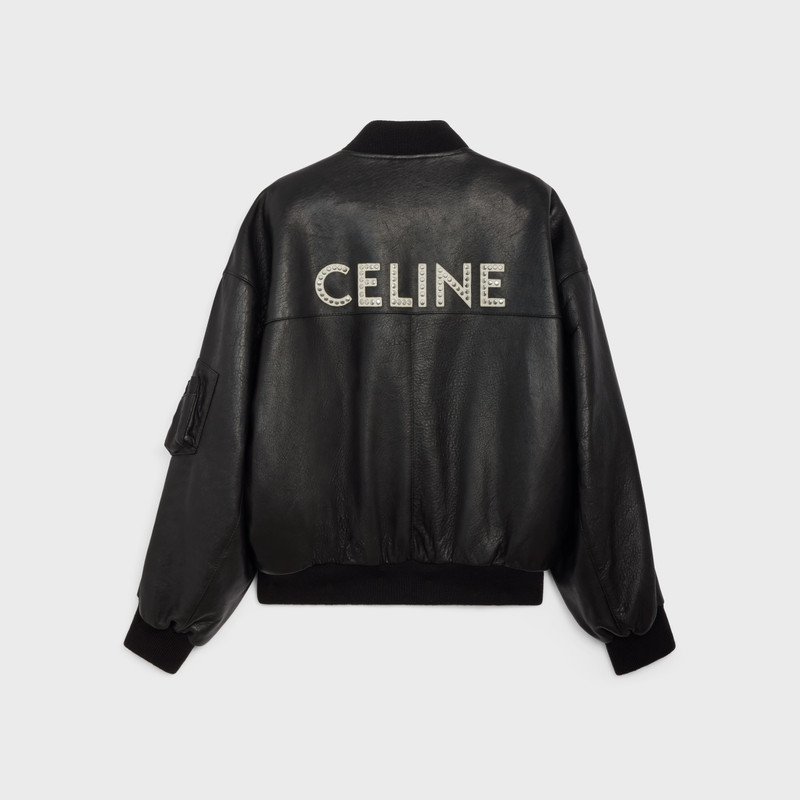 CELINE LEATHER BOMBER JACKET IN SOFT ENGLISH LAMBSKIN outlook
