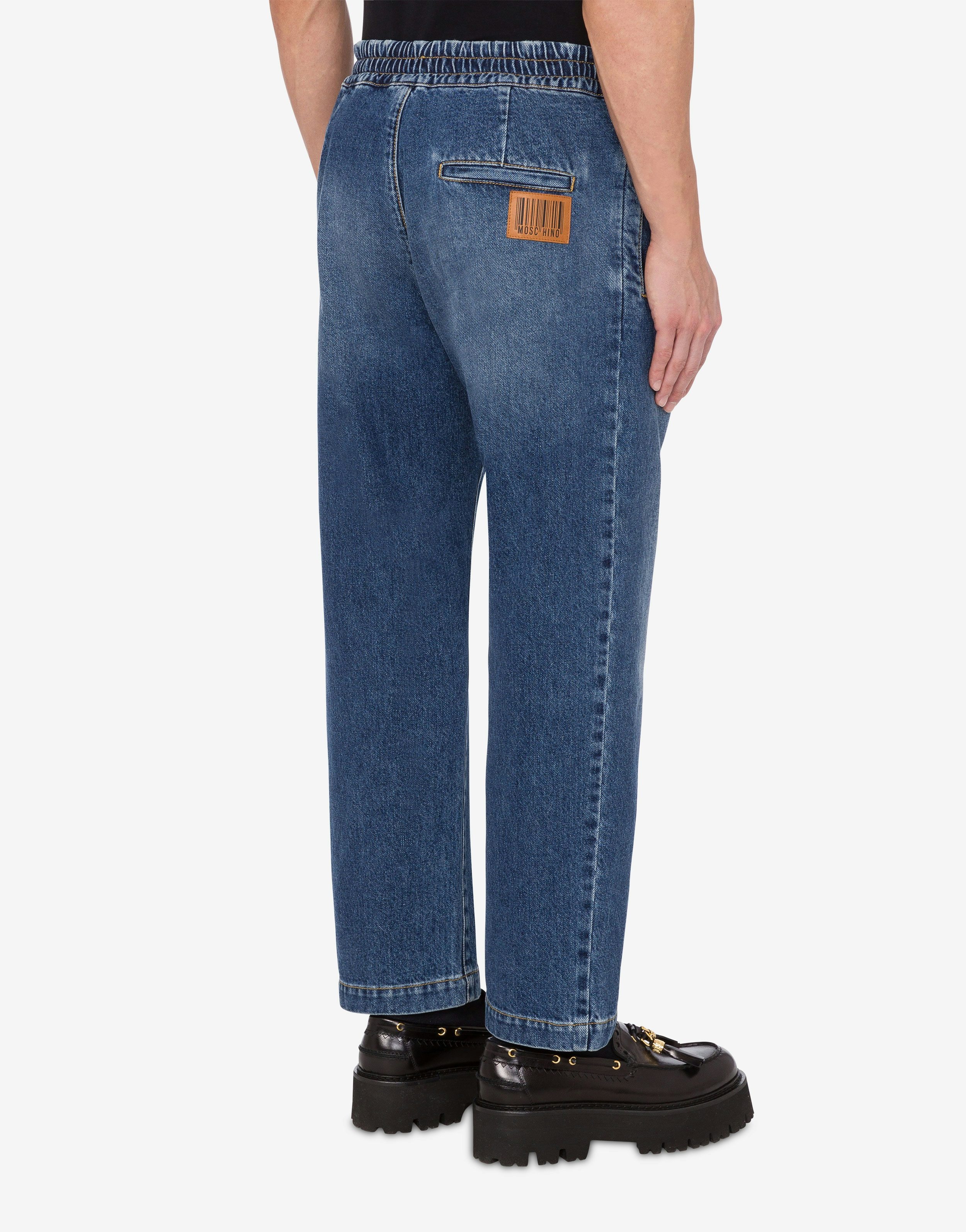 DENIM PANTS BARCODE PATCH - 3